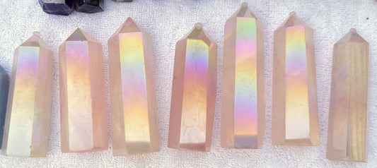 Aura Rose Quartz Point Tower