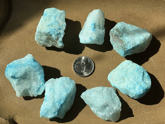 Raw Blue Aragonite (1 piece)