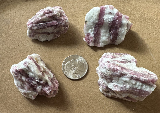 Raw Pink Tourmaline (1 piece)